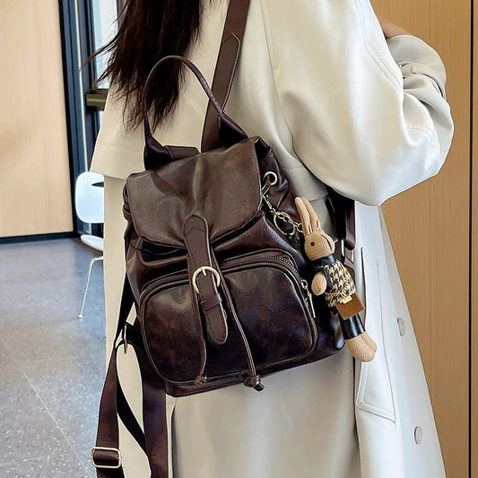 Vintage Buckle Mini Backpack
